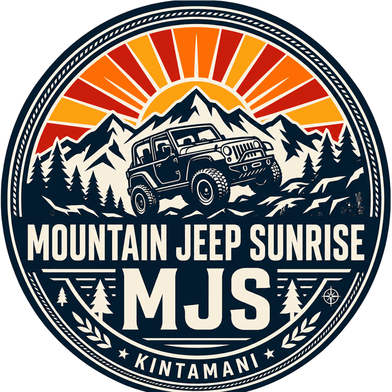 Logo Mountain Jeep Sunrise MJS Kintamani